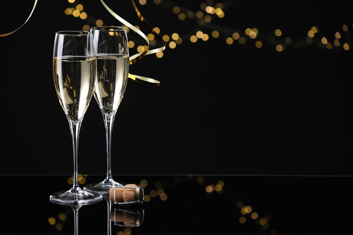 Champagne celebration
